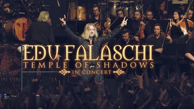 EDU FALASCHI Launches Video Trailer For Upcoming Temple Of Shadows In Concert CD / DVD / Blu-Ray