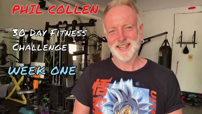 DEF LEPPARD - Week One Of PHIL COLLEN's 30-Day Fitness Challenge; Video