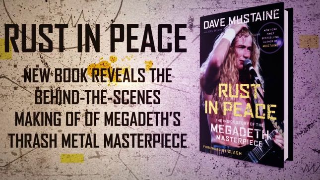 MEGADETH - Rust In Peace Virtual Book Tour With DAVE MUSTAINE