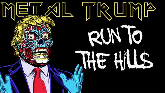 Watch DONALD TRUMP Perform IRON MAIDEN Classic "Run To The Hills"; Video