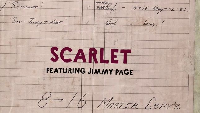 THE ROLLING STONES Share Lyric Video For Unreleased Song "Scarlet" Featuring JIMMY PAGE