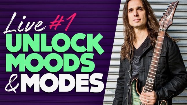 MEGADETH Guitarist KIKO LOUREIRO Teaches You How to Unlock Moods And Modes In "Live #1 - Shapes Visualization"; Video