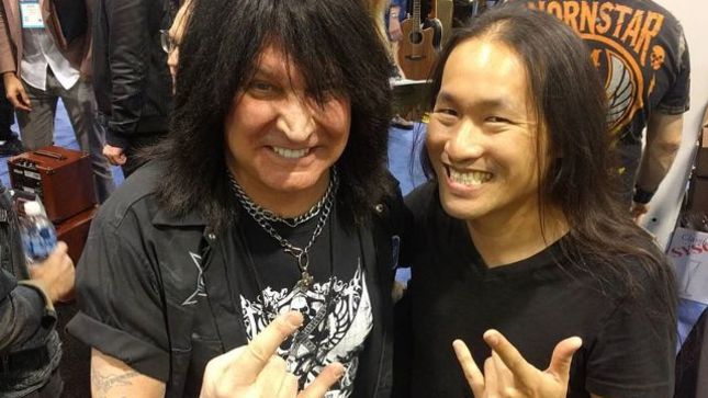 DRAGONFORCE Guitarist HERMAN LI Reacts To And Jams With Ex-NITRO Guitarist MICHAEL ANGELO BATIO - "The Ultimate Shred God" (Video)