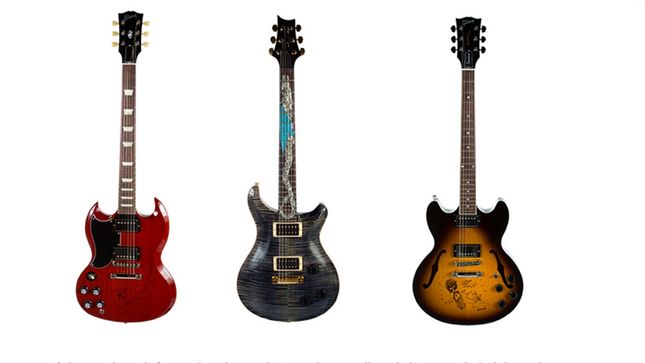 Gibson SG Standard ‘61 Guitar Signed By ROBERT PLANT And TONY IOMMI Among Items To Be Auctioned For MusiCares