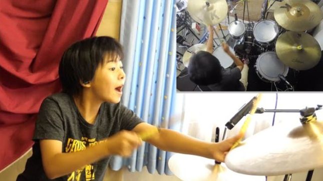 Japanese 10 Year-Old Drum Prodigy YOYOKA Covers RUSH Classic "YYZ" (Video)