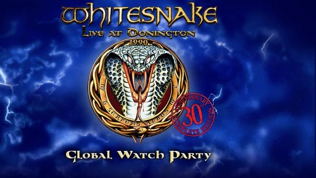 WHITESNAKE - Live At Donington 1990 Concert Streaming In Full; Slip Of The Tongue Lineup Reunites For Pre-Show Q&A (Video)