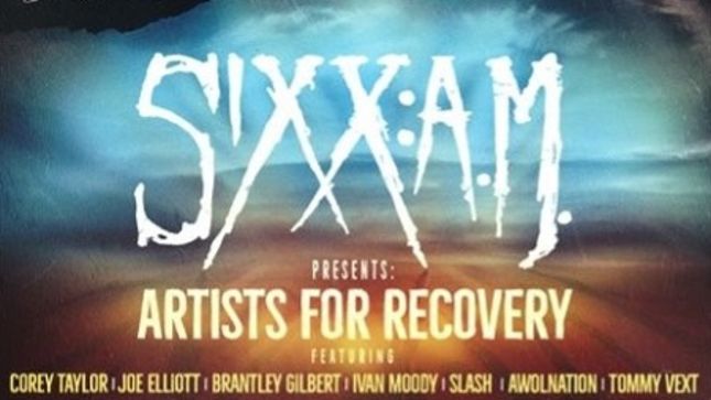 SIXX:A.M. Presents Artists For Recovery - "Maybe It's Time" Video Features IVAN MOODY, COREY TAYLOR, JOE ELLIOTT And More