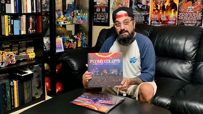 MIKE PORTNOY Unboxes FLYING COLORS' Upcoming Third Stage: Live In London Release