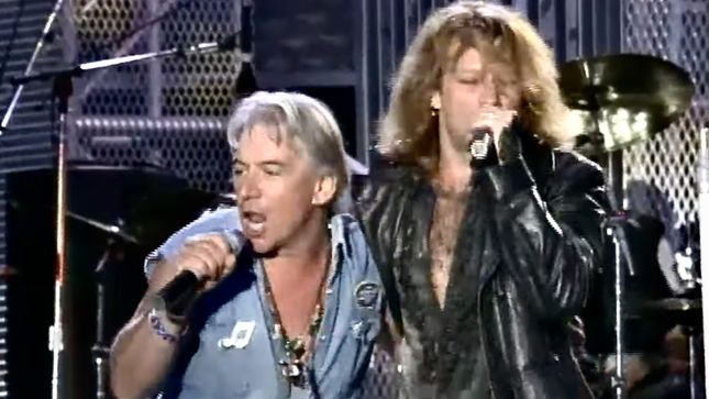 ERIC BURDON Joins BON JOVI For Performance Of THE ANIMALS Classic "We Gotta Get Out Of This Place"; Rare Video