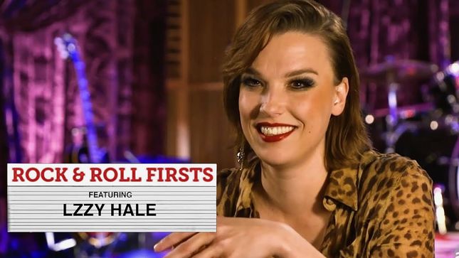 HALESTORM's LZZY HALE Reveals Her Rock & Roll Firsts; Video
