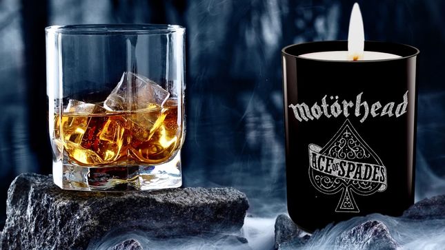 MOTÖRHEAD - Official “Ace Of Spades” Candle To Ship In October; Includes Smoked Whiskey Fragrance