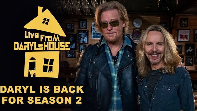 STYX Singer/Guitarist TOMMY SHAW Teams Up With DARYL HALL For "Blue Collar Man" Performance; Live From Daryl's House Sneak Peek Video