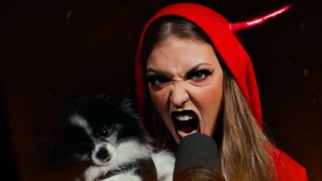 THE AGONIST Vocalist VICKY PSARAKIS Pays Tribute To DEVIN TOWNSEND With "Vampira" Cover (Video)