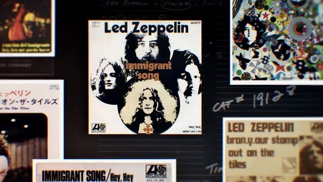 LED ZEPPELIN - Limited Edition Reissue Of “Immigrant Song” Japanese 7” Single Available For Pre-Order This Thursday; Teaser Video Posted
