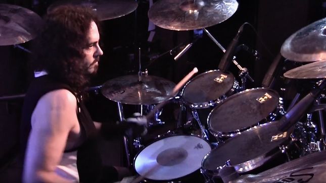 Late MEGADETH Drummer NICK MENZA - "Skin O' My Teeth" Warmup Video Unearthed