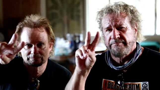 SAMMY HAGAR & MICHAEL ANTHONY - "We Love You Eddie... The Music Will Live Forever"; Video