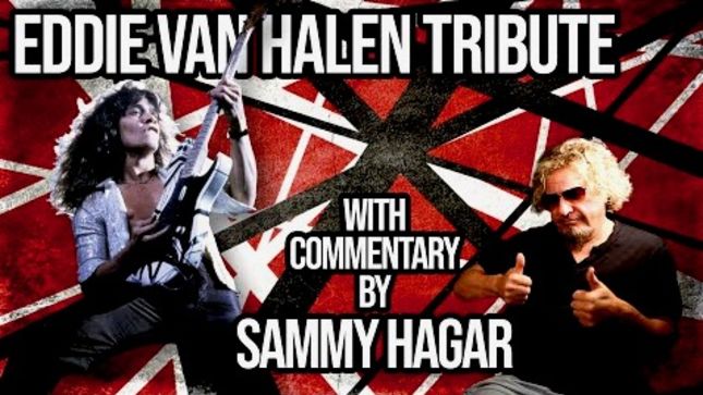 EDDIE VAN HALEN Tribute: Five Best Songs Of Both VAN HALEN Eras Feat. Commentary From SAMMY HAGAR; Video