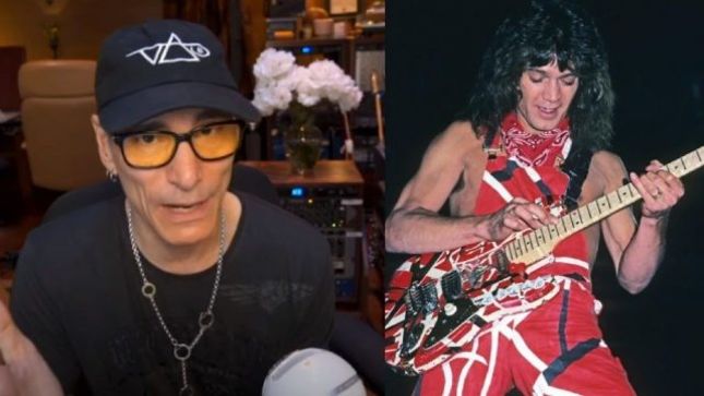 STEVE VAI - "I Could Never Play Like Him, I Never Tried; Only An Idiot Competes With EDDIE VAN HALEN" 