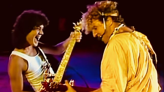 SAMMY HAGAR On Renewing Friendship With EDDIE VAN HALEN Earlier This Year - "He Said, 'What Took You So Long?' It Put The Biggest Smile On My Face"
