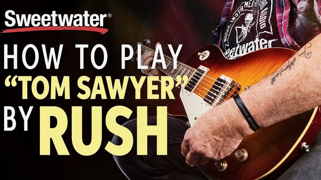 RUSH - "Tom Sawyer" Guitar Lesson With Former GRIM REAPER Guitarist NICK BOWCOTT; Video