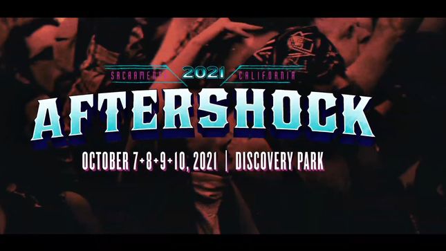METALLICA, MY CHEMICAL ROMANCE To Headline Aftershock 2021; VOLBEAT, GOJIRA, MASTODON And More Confirmed; Video Trailer