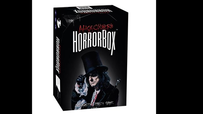 ALICE COOPER Launches New Comedy Party Game, HorrorBox; Unboxing Video