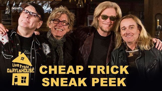 DARYL HALL Teams Up With CHEAP TRICK; Live From Daryl's House Sneak Peek Video