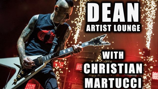 STONE SOUR / COREY TAYLOR Guitarist CHRISTIAN MARTUCCI In "Dean Artist Lounge"; Video