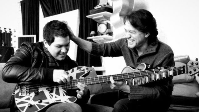 WOLFGANG VAN HALEN Posts Heartfelt Message To EDDIE VAN HALEN - "Not A Second Goes By Where You're Not On My Mind" 