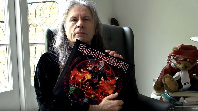 IRON MAIDEN Frontman BRUCE DICKINSON Unboxes Upcoming Nights Of The Dead, Legacy Of The Beast: Live In Mexico City; Video