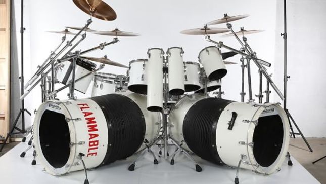 ALEX VAN HALEN's Stage-Played Invasion Tour 1980 Drum Kit Available For Purchase