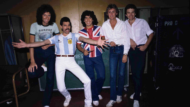 QUEEN Pay Tribute To Late Football Legend DIEGO MARADONA - "Another Who Set Football Stadiums Alight With His Talent"