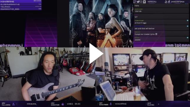 DRAGONFORCE Guitarists HERMAN LI And SAM TOTMAN Write An AMARANTHE Song In 10 Minutes (Video)
