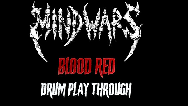 MINDWARS Release Drum Playthrough Video For "Blood Red"