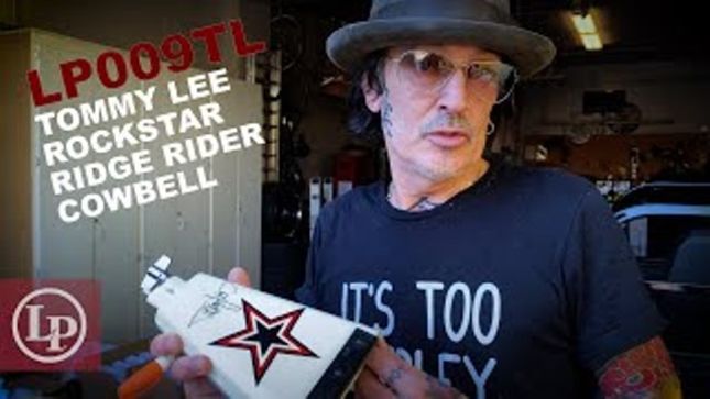 MÖTLEY CRÜE Drummer TOMMY LEE Teams Up With Latin Percussion For Signature Rock Star Ridge Rider Cowbell