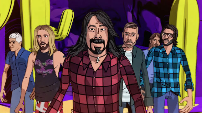 FOO FIGHTERS Debut Animated Music Video For 
