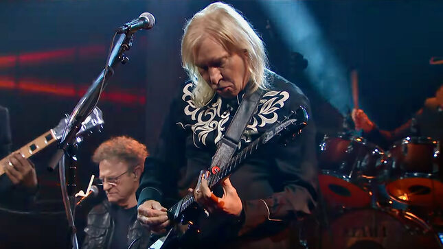 JOE WALSH Performs "Rocky Mountain Way" On The Late Show With Stephen Colbert; Video