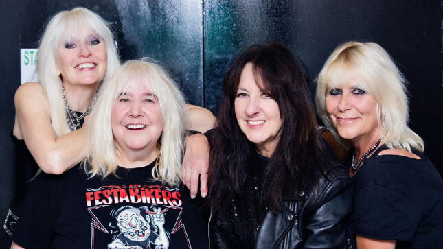GIRLSCHOOL On North American Tour Plans - "We're Coming Back In June To Do The West Coast"; VOIVOD Frontman Greets Band Backstage In Montreal (Video)