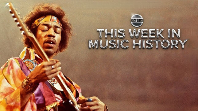 THE JIMI HENDRIX EXPERIENCE Hits #1, This Week In Music History; Video