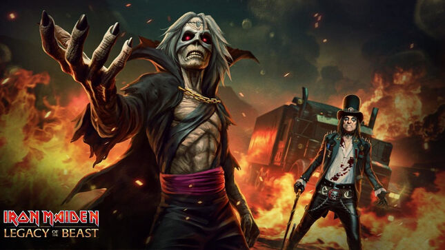 IRON MAIDEN's Legacy Of The Beast Mobile Game Announces ALICE COOPER In-Game Collaboration; Video Trailer