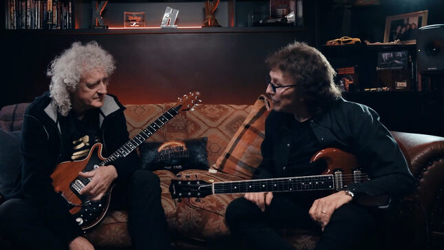 QUEEN's BRIAN MAY Joins TONY IOMMI To Perform BLACK SABBATH's "Paranoid"; Video