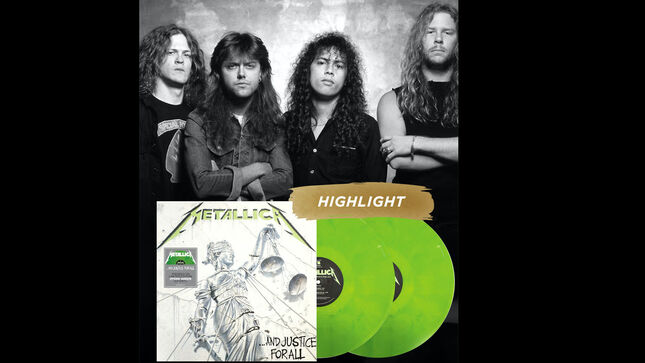 METALLICA's ...And Justice For All Available On Limited Edition Dyers Green Double Vinyl