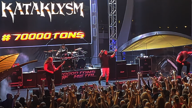 KATAKLYSM - Fan-Filmed Video Of Entire 70000 Tons Of Metal Cruise 2024 Show Streaming