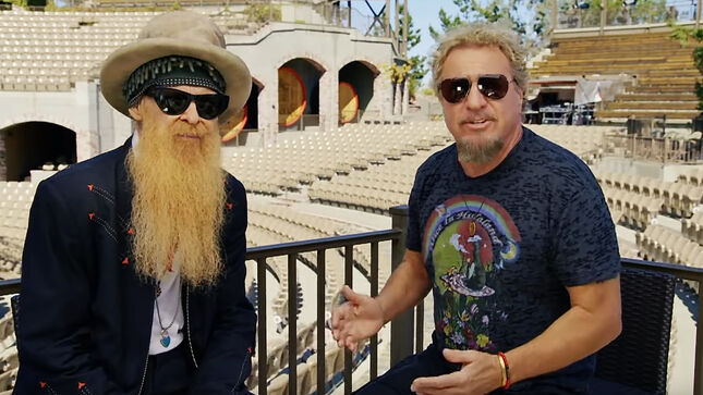 SAMMY HAGAR Joins ZZ TOP's BILLY GIBBONS For Rock Talk And Intimate Blues Performance; Video