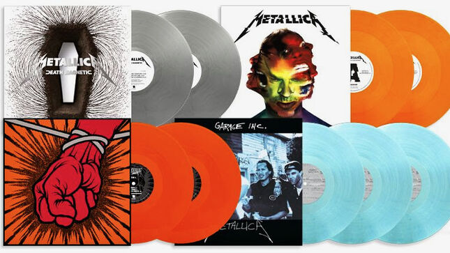 METALLICA -  Four More Coloured Vinyl Releases Coming Soon Outside The US