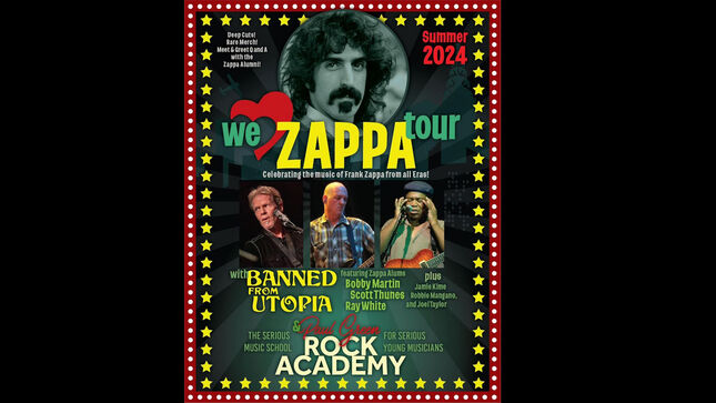 BANNED FROM UTOPIA Feat. FRANK ZAPPA Alumni To Tour With THE PAUL GREEN ROCK ACADEMY This Summer