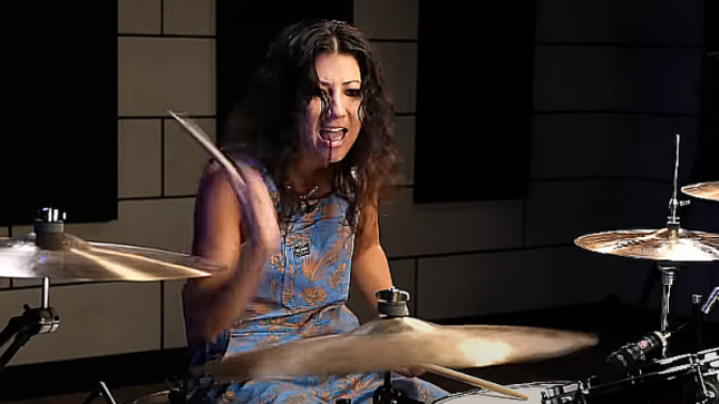 THE SUMMER SET Drummer JESS BOWEN Hears RAGE AGAINST THE MACHINE For The First Time Without Drum Tracks; Teaches Herself To Play "Bulls On Parade" In One Take (Video)