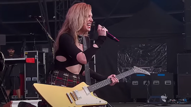 HALESTORM Vocalist LZZY HALE On Doing More Than The Four Scheduled Shows Fronting SKID ROW - "Most Likely" (Video)
