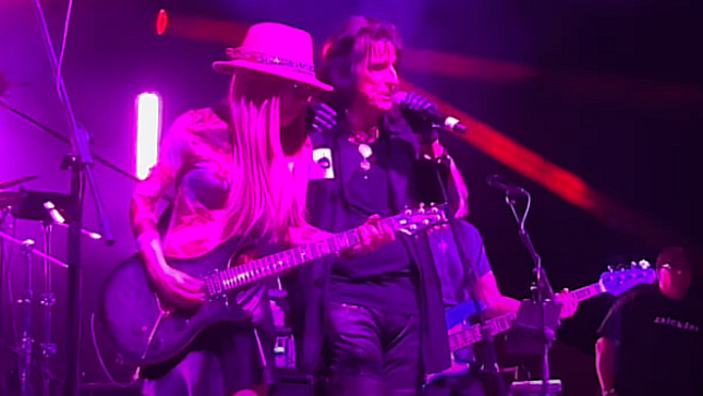 ALICE COOPER, ORIANTHI, TOMMY THAYER, KEVIN CRONIN Perform At Coopstock 2024 Charity Event; Fan-Filmed Video Available