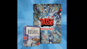 RUSH - New Edition Of "Where's Geddy, Alex, And Neil?" Book Includes Two New Worlds; First 200 Pre-Orders Include "Flakes Under Pressure" Decorative Cereal Box